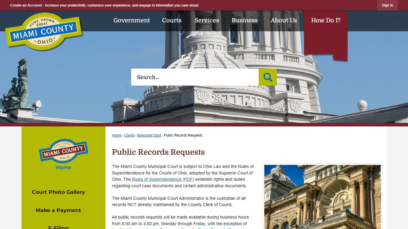 Public Records Requests | Miami County, OH - Official Website